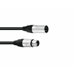 PSSO XLR Cable 3-pin 15m bk Neutrik