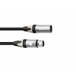 PSSO XLR Cable COL 3-pin 15m bk Neutrik