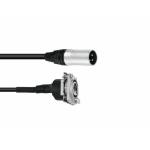 PSSO Patch Kabel XLR(M)/XLR(F) S 1m bk