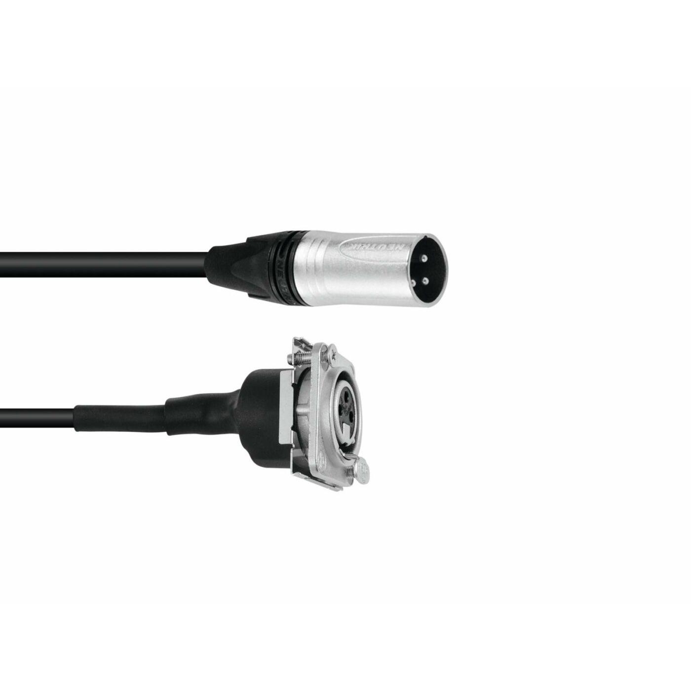 PSSO Patch Cable XLR(M)/XLR(F) S 1m bk