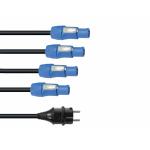 EUROLITE P-Con Stroomkabel 1-4. 3x2,5 mm¬≤