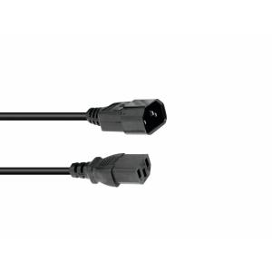 OMNITRONIC IEC Extension 3x1.0 0.6m bk