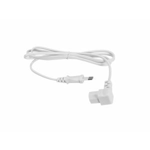 OMNITRONIC IEC Power Cable 2x0.75 1.5m C17 angled wh