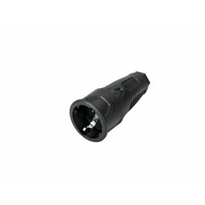 PC ELECTRIC Safety Connector Rubber bk