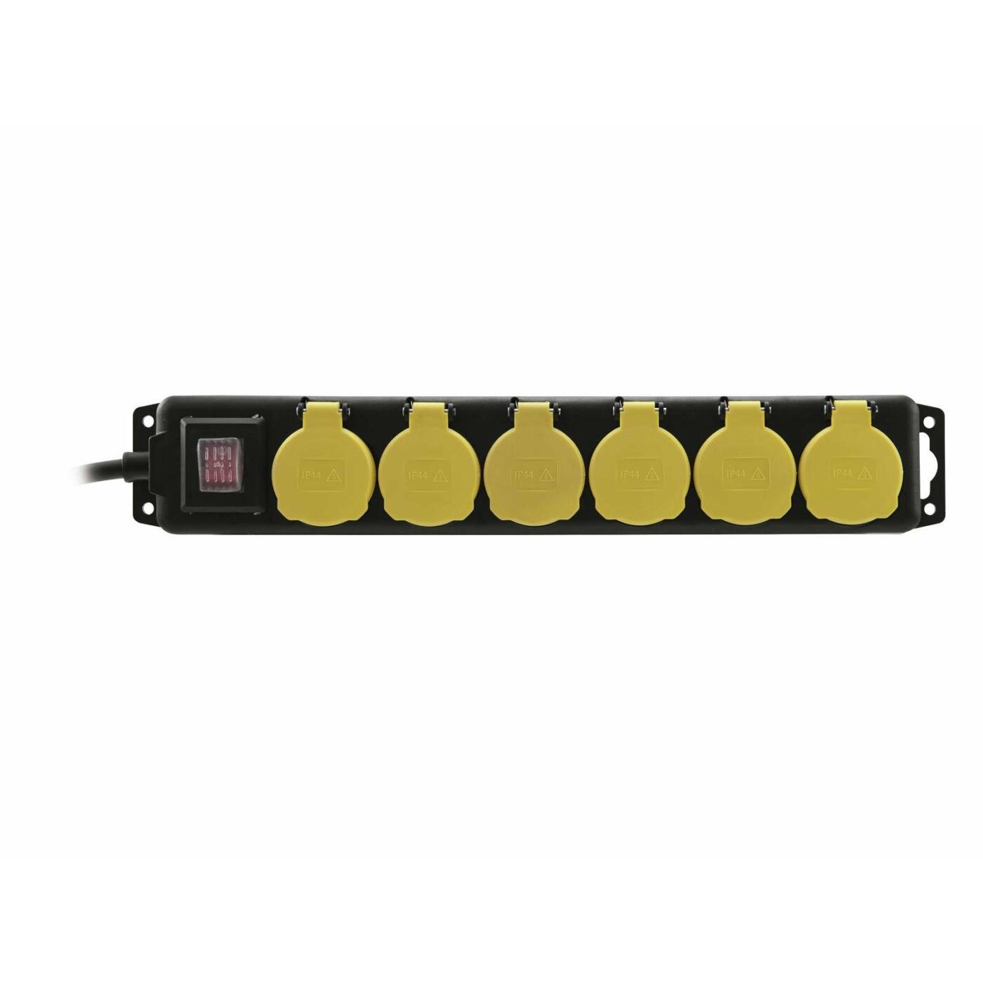 EUROLITE Distributor 6-fold IP44 bk 5m - Image 2