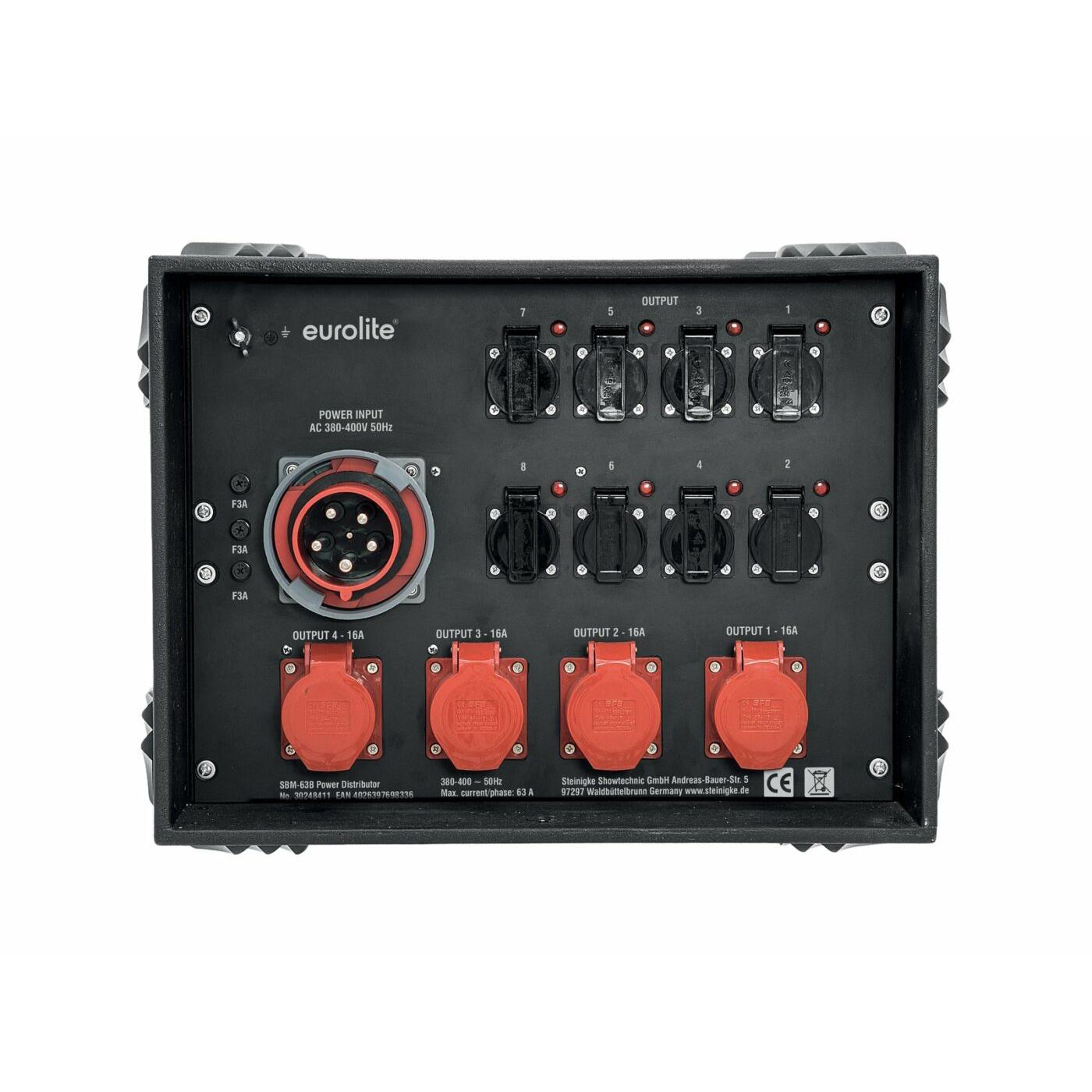 EUROLITE SBM-63B Power Distributor - Image 4