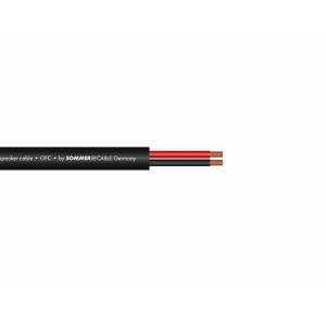 SOMMER CABLE Speaker cable 2x2.5 100m bk FRNC