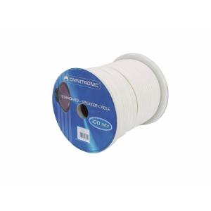 OMNITRONIC Speaker Cable 2x1.5 100m wh