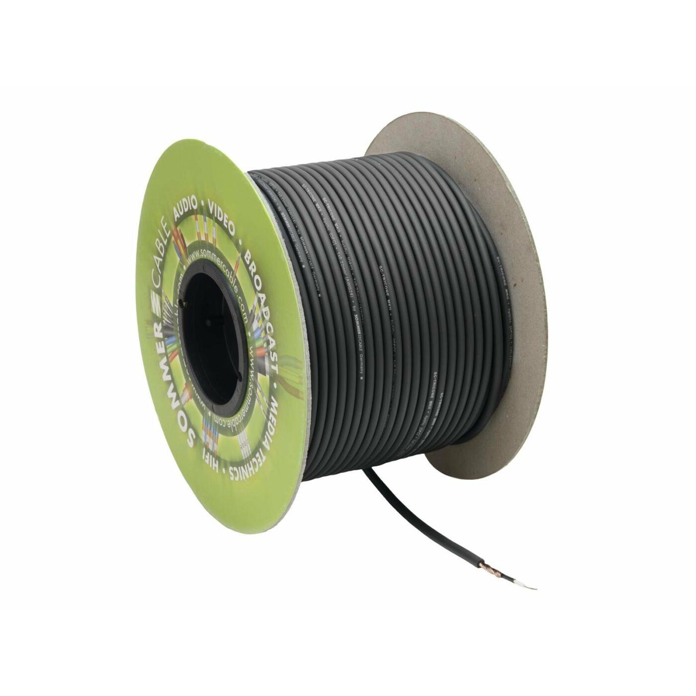 SOMMER CABLE Instrument Cable 100m bk Tricone MKII