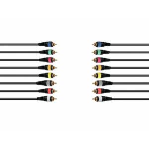 OMNITRONIC Snake cable 8xRCA/8xRCA 15m