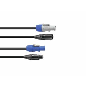 SOMMER CABLE Combi Cable DMX PowerCon/XLR 10m
