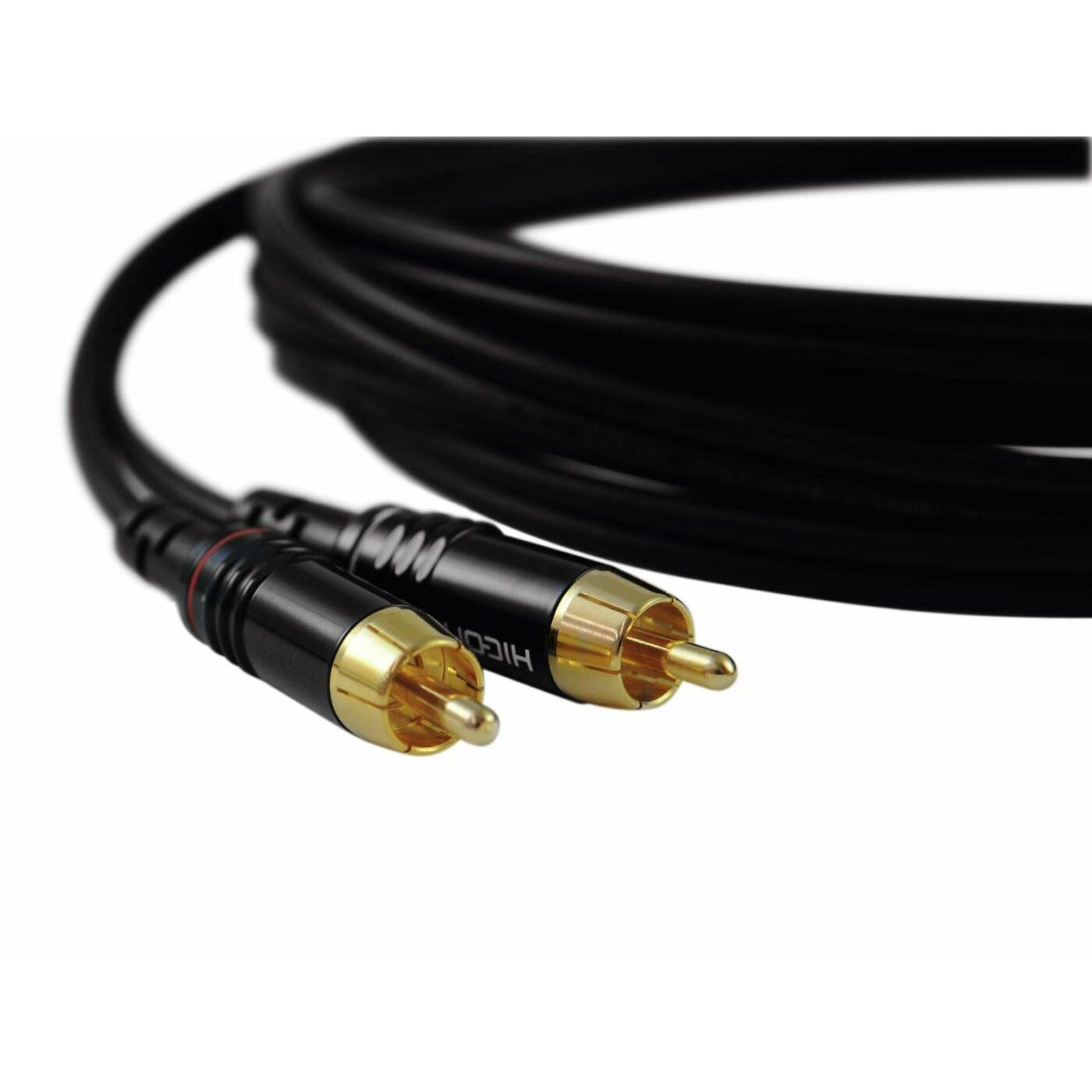 SOMMER CABLE RCA Cable 2x2 1m bk Hicon - Image 3