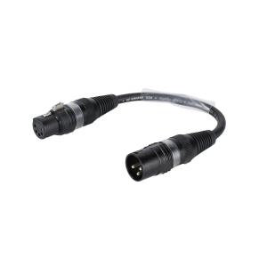 SOMMER CABLE Adapter Cable 3-pin XLR(M)/5-pin XLR(F) bk