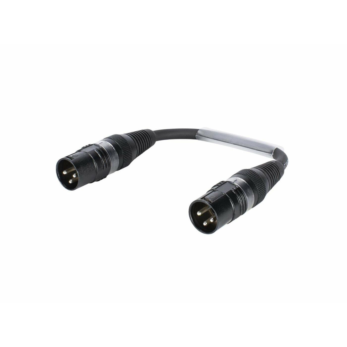 SOMMER CABLE Adapter Cable XLR(M)/XLR(M) 0.15m bk