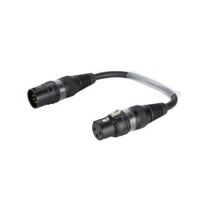 SOMMER CABLE Adapter Cable 3-pin XLR(F)/5-pin XLR(M)0.15m