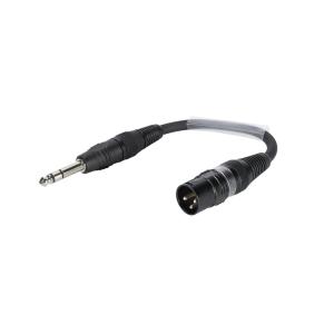 SOMMER CABLE Adapter Cable XLR(M)/Jack stereo 0.15m bk