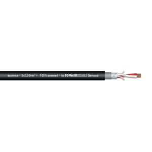 SOMMER CABLE Microphone Cable 2x0.50 100m bk SC-Primus FRNC