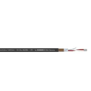 SOMMER CABLE DMX Cable 2x0.22 100m bk SC-Semicolon