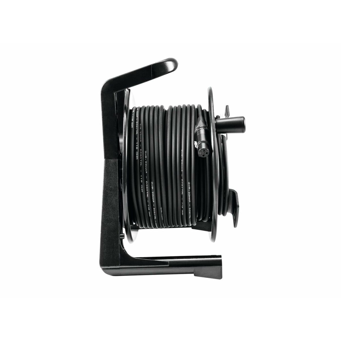 PSSO DMX Cable drum XLR 30m bk Neutrik 2x0.22 - Image 3