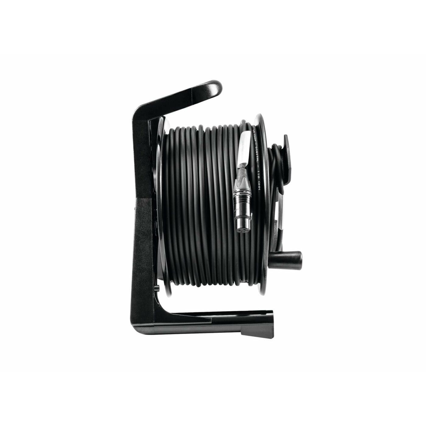 PSSO DMX Cable drum XLR 50m bk Neutrik 2x0.22 - Image 3