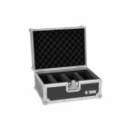 ROADINGER Flightcase EC-4AC 4x AKKU Flat Light Series