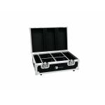 ROADINGER Flightcase 4x AKKU TL-3 Trusslight QuickDMX met oplaadfunctie