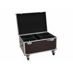 ROADINGER Flightcase 4x LED TMH-X4 met wielen