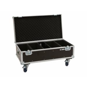 Roadinger Flightcase 4x Audience Blinder 2x100W met wielen