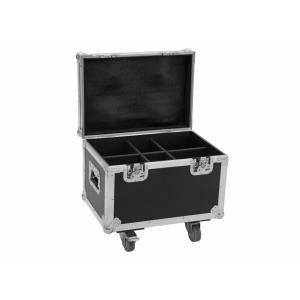 ROADINGER Flightcase 4x LED TMH-13/17/S30/W36 with wheels
