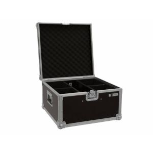ROADINGER Flightcase 4x LED IP PAR 3x8W QCL/3x9W SCL