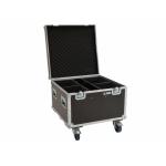 ROADINGER Flightcase 4x LED Theater COB 100 serie met wielen