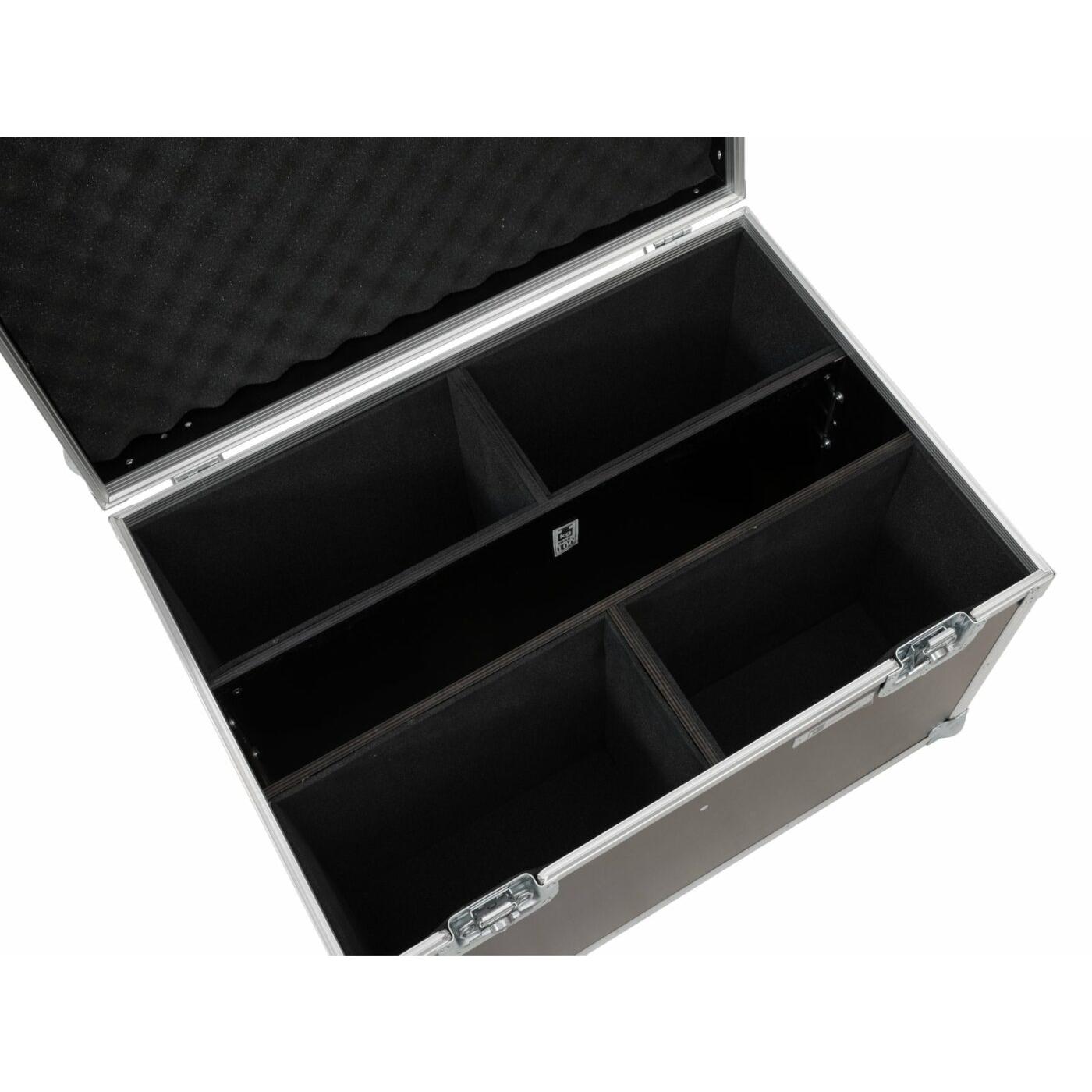ROADINGER Flightcase 4x LED IP PAR 12x8W QCL/12x9 SQL Spot - Image 2