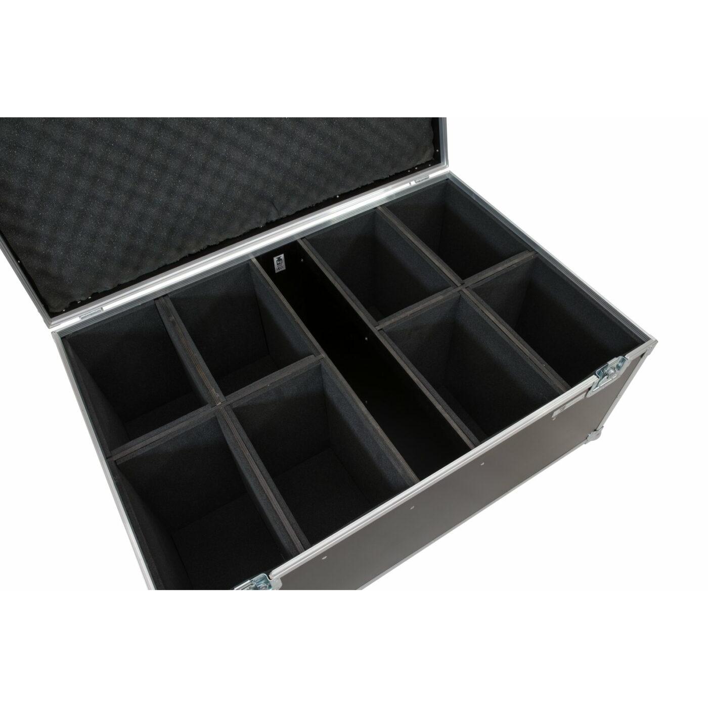 ROADINGER Flightcase 8x LED IP PAR 12x8W QCL/12x9 SQL Spot with wheels - Image 4
