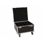 ROADINGER Flightcase 4x LED PLL-480 met wielen