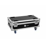 ROADINGER Flightcase 6x AKKU IP UP-4 Plus HCL Spot WDMX met oplaadfunctie