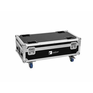 ROADINGER Flightcase 6x AKKU IP UP-4 Plus HCL Spot WDMX with charging function