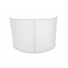 OMNITRONIC Mobile DJ Screen Curved incl. Cover wh