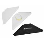 OMNITRONIC Hoekplaten incl. tas voor mobiele DJ-standaard wh