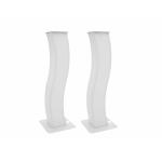 EUROLITE 2x Stage Stand 150cm gebogen incl. hoes en tas, wit
