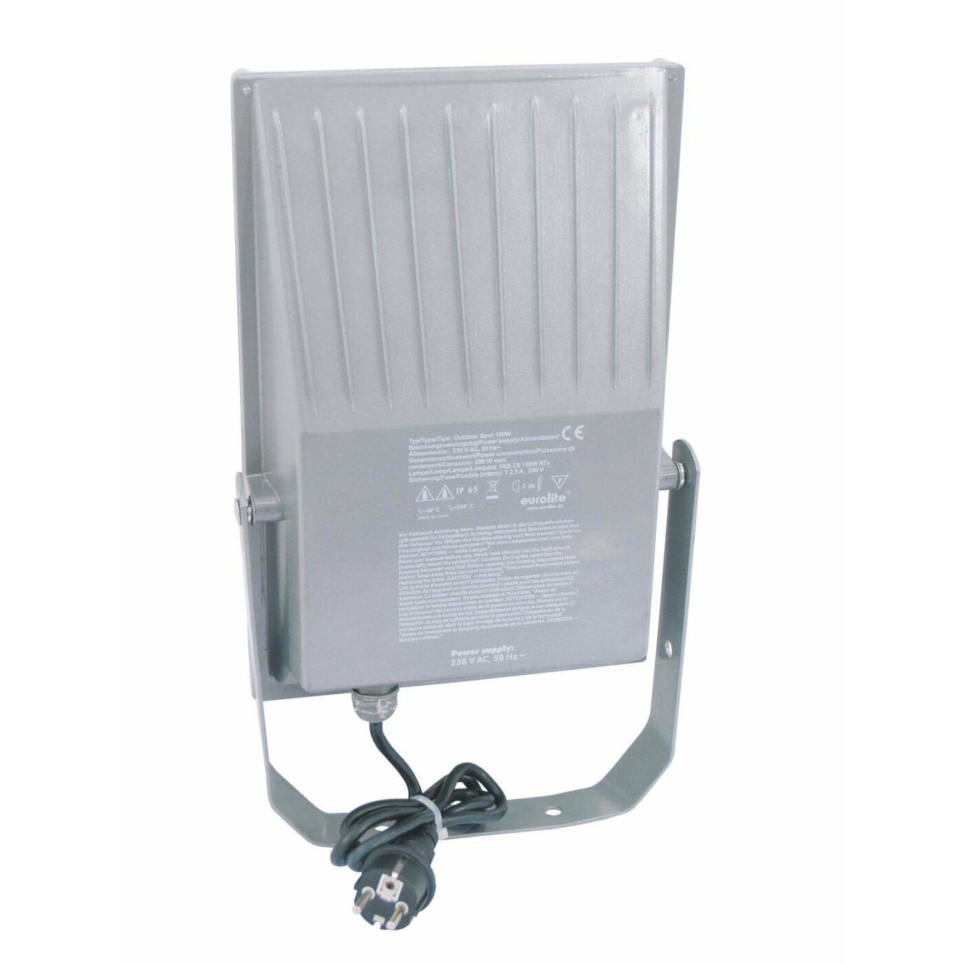 EUROLITE Outdoor Spot 150W WFL silver A - Image 3