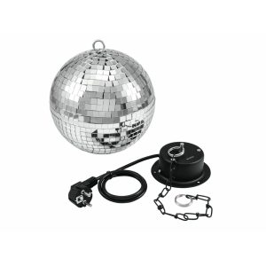 EUROLITE 20 cm Disco Ball - Mirror Ball with Motor