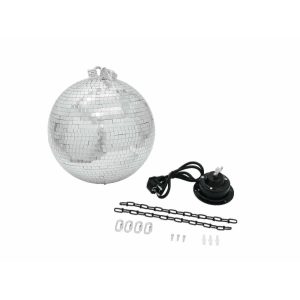 EUROLITE 30 cm Disco Ball - Mirror Ball with Motor