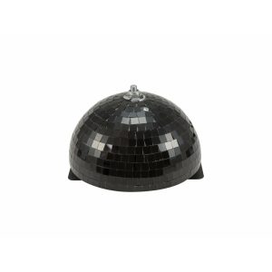 EUROLITE 20 cm Black Disco Ball - Mirror Ball with Motor