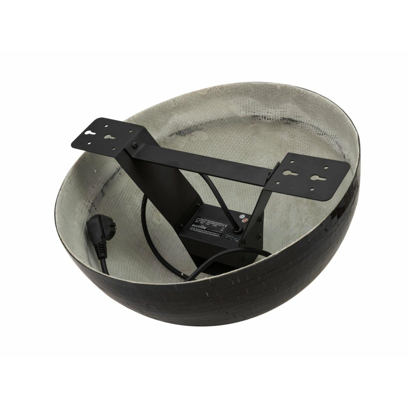 EUROLITE 40 cm Black Disco Ball - Mirror Ball with Motor - Image 2