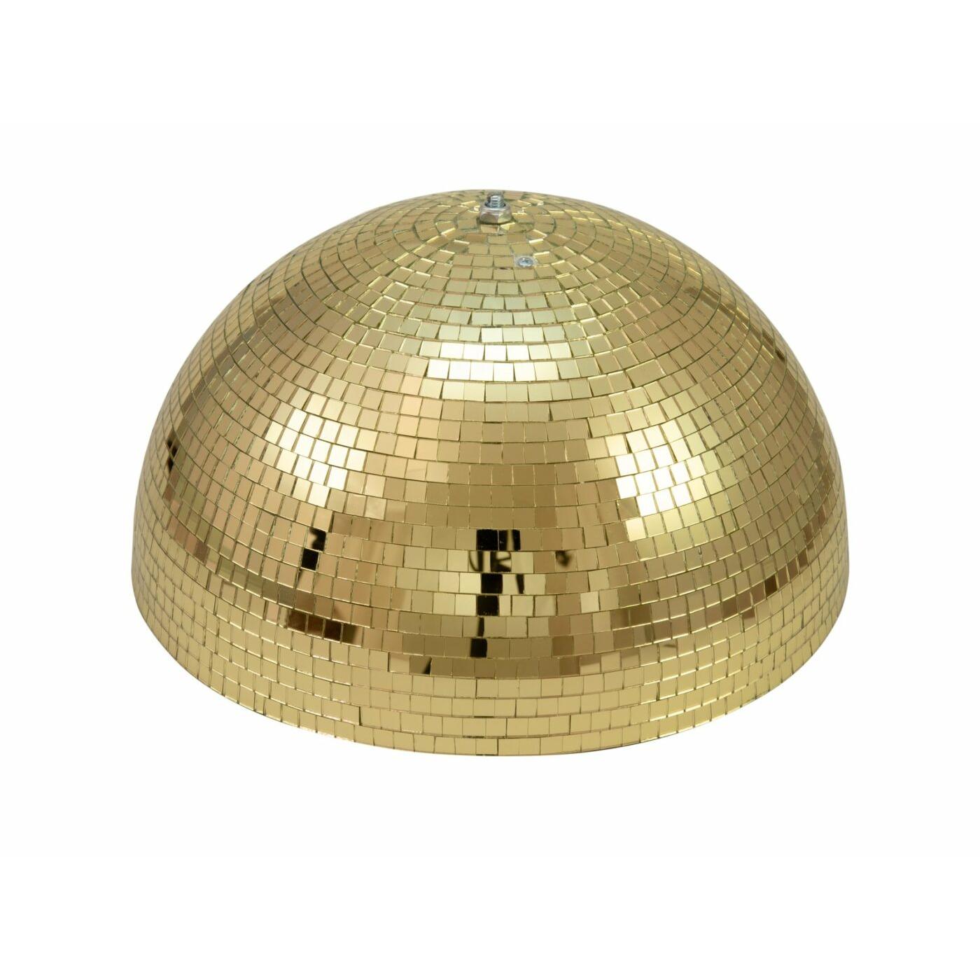 EUROLITE 50 cm Gold Disco Ball - Mirror Ball with Motor