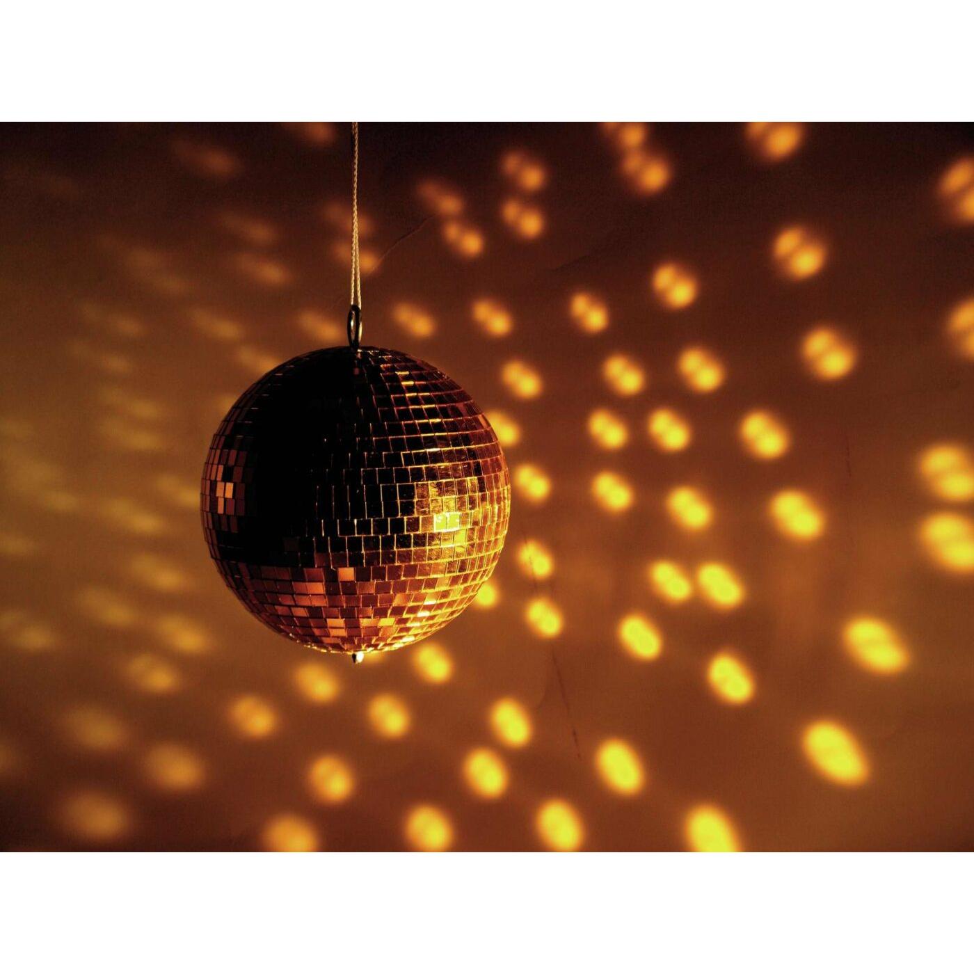 EUROLITE 15 cm Gold Disco Ball - Mirror Ball - Image 2