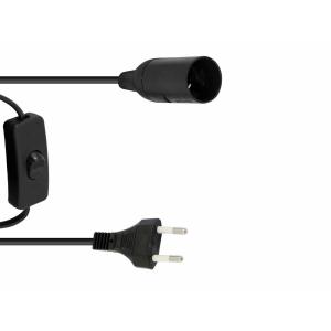 EUROLITE E-27 Socket Power Cable, Plug, Switch
