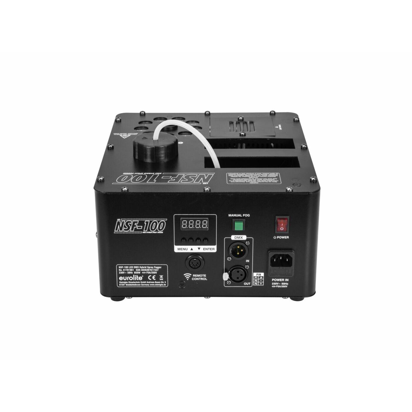 EUROLITE NSF-100 LED DMX Hybrid Spray Fogger - Image 5