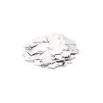 TCM FX Metallic Confetti rechthoekig 55x18mm, wit, 1kg