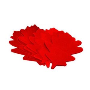 TCM FX Slowfall Confetti Oak Leaves 120x120mm, red, 1kg